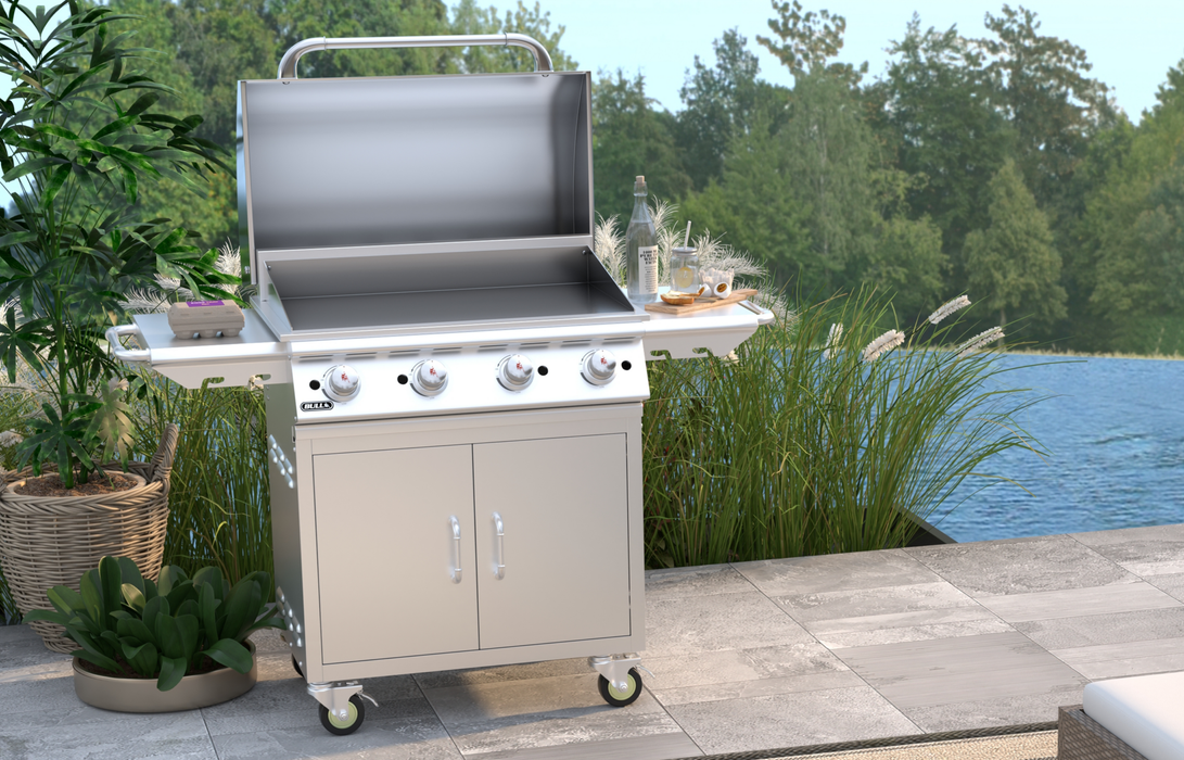 Bull 30″ Commercial Style Griddle w/ Cart