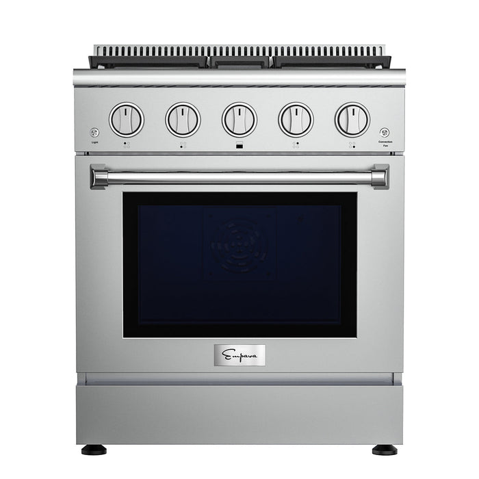 Empava 30 Inch Freestanding Range Gas Cooktop And Oven