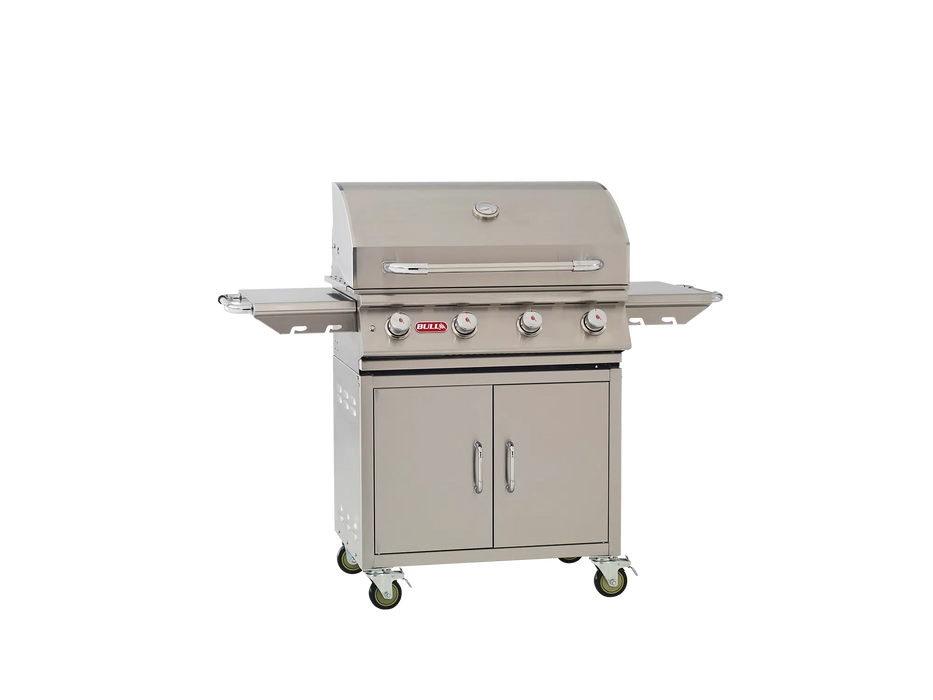 Bull Lonestar Cart – 4 Burner Stainless Steel Gas Barbecue