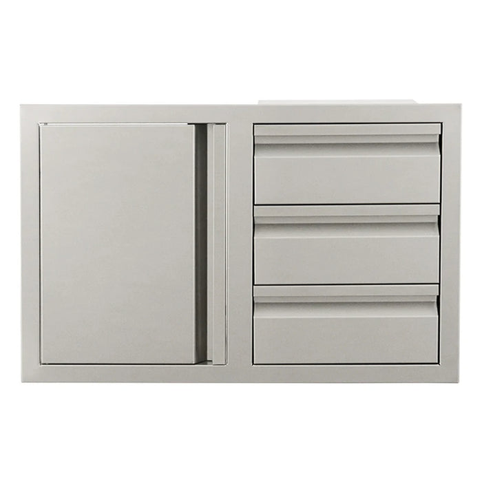 RCS Triple Drawers w/ Single Door