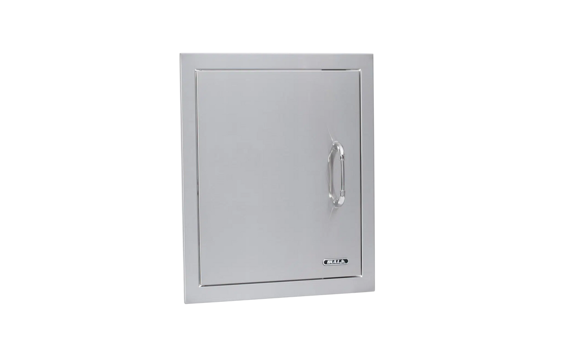 Bull Vertical Stainless-Steel Access Door Left Swing with Reveal