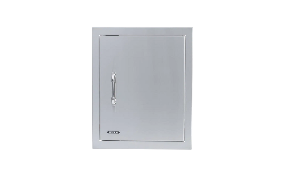Bull Vertical Stainless-Steel Access Door Right Swing with Reveal