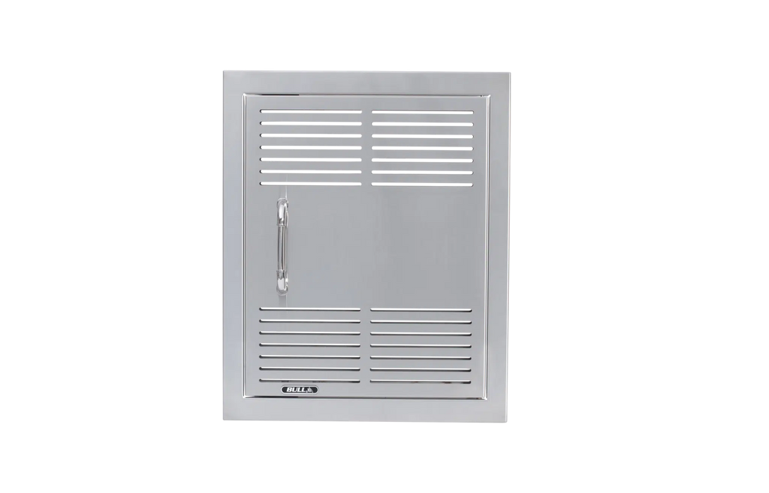 Bull Dual Lined Stainless Steel Vented Vertical Door with Reveal