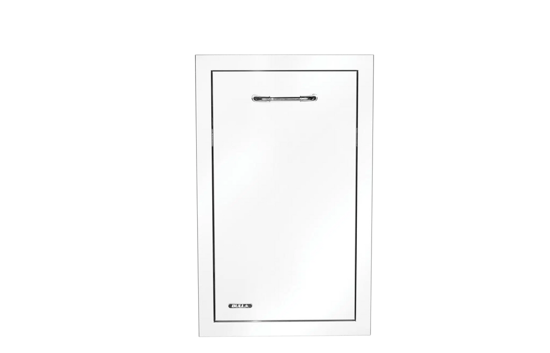 Bull Slim Stainless Steel 10 Gallon Trash Drawer with Reveal (trash can included)