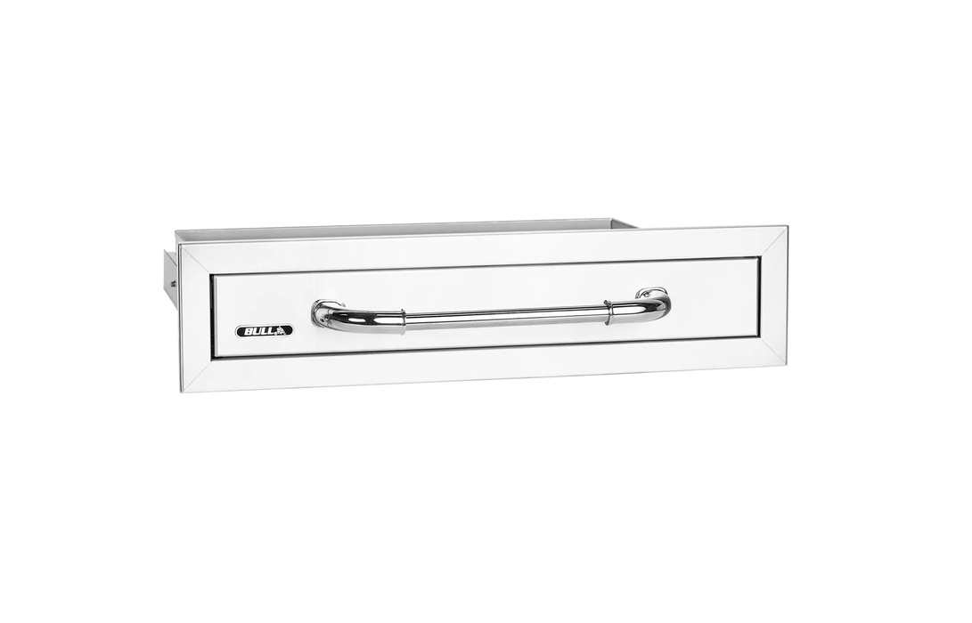 Bull Stainless-Steel Single Utensil Drawer with Reveal