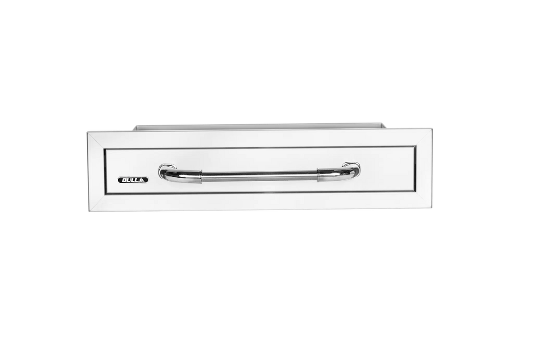 Bull Stainless-Steel Single Utensil Drawer with Reveal