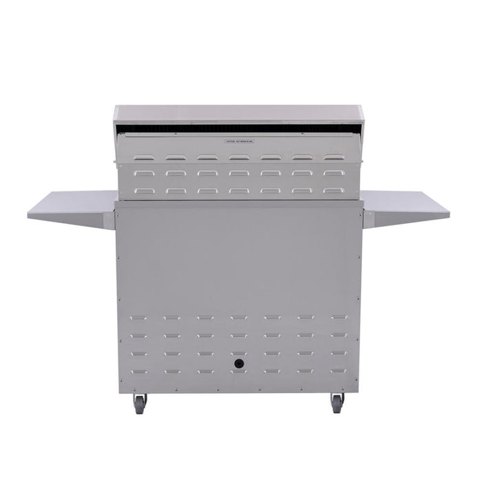 PGS Grills - Legacy - 39 Inch Pacifica Gourmet Stainless Steel Grill Head featuring an Infrared Rotisserie Burner