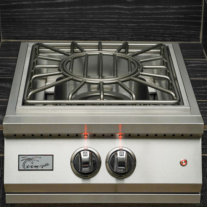 KoKoMo Professional Built-in Power Burner with Led Lights - NG