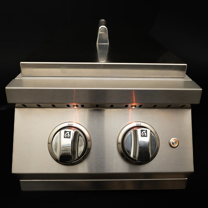 KoKoMo Grills Professional Double Side Burner w/ removable cover