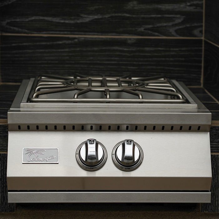 KoKoMo Built-in Power Burner with Removable Grate for Wok - NG