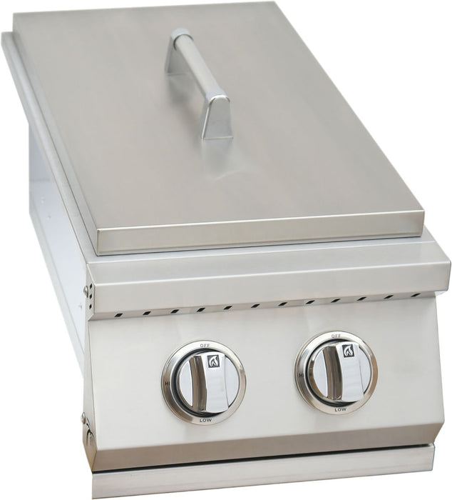 KoKoMo Built In Double Side Burner with removable cover - LP