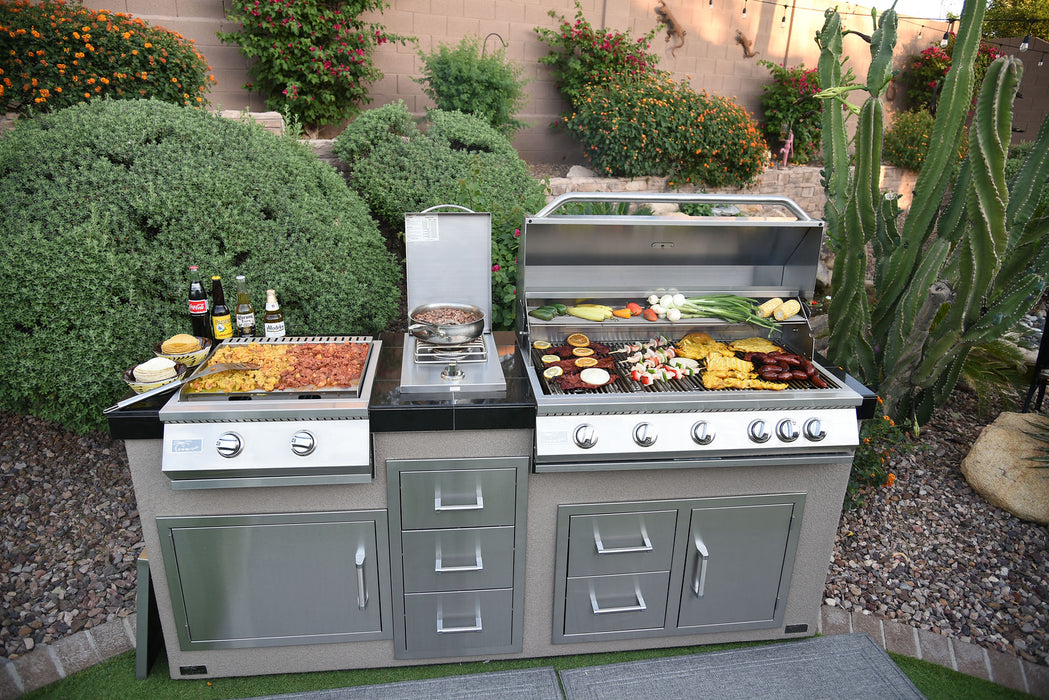 Kokomo 40 inch Professional Built in Gas Grill (5 Burner/Back Burner)
