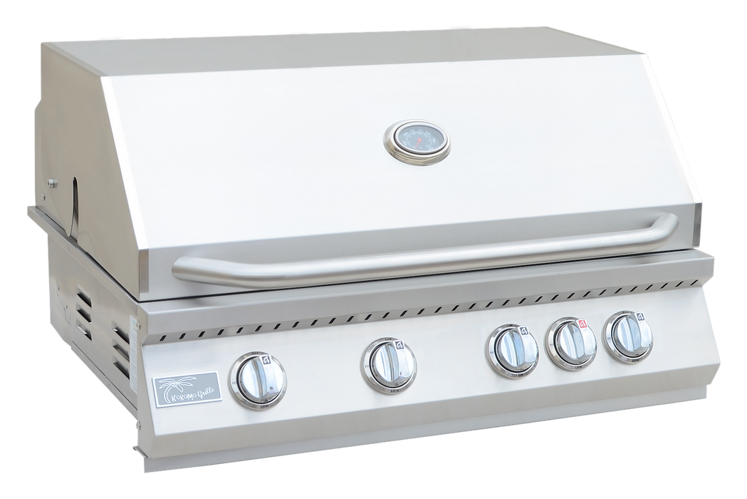 Kokomo 32 inch Built in Gas Grill (4 Burner/ Back Burners)
