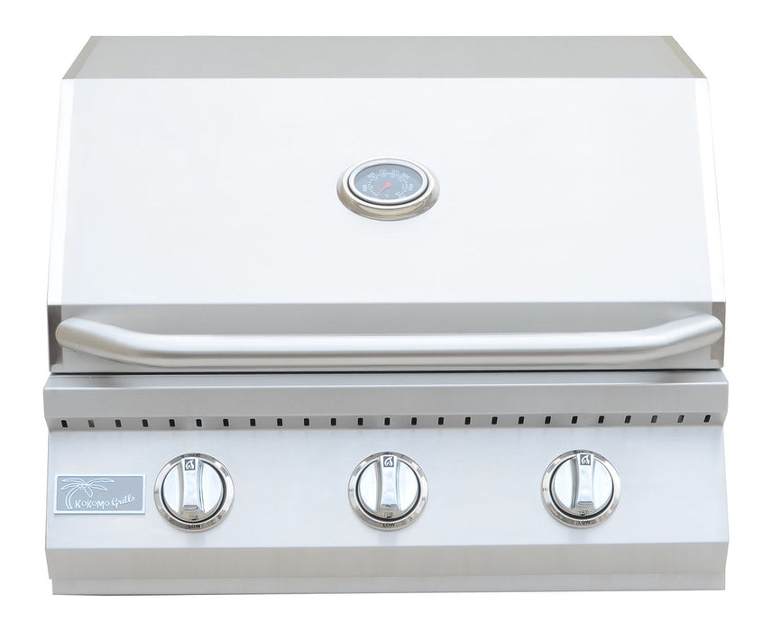 Kokomo 26 inch 3 Burners Built in Premium Gas Grill