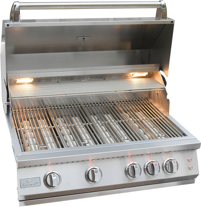 Kokomo 32 inch Professional 4 (Back) Burners Built in Gas Grill