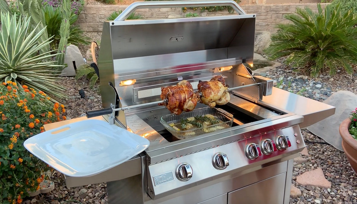 Kokomo BBQ Rotisserie Kits for 4 Burner Grill