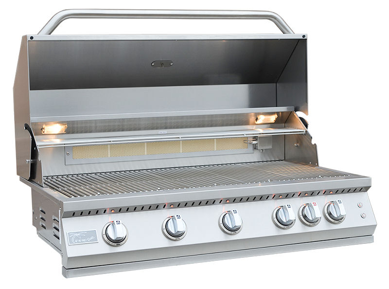 Kokomo 40 inch Professional Built in Gas Grill (5 Burner/Back Burner)