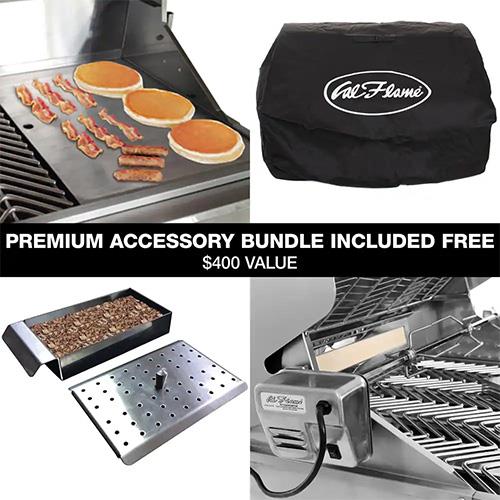 Cal Flame's Premium Series 4 Burner Gas Grill