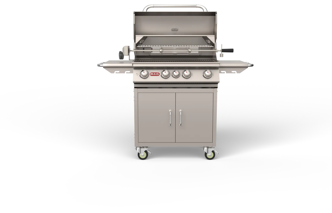 Bull Angus – 30 in Stainless Steel Drop-In Grill w/ Cart