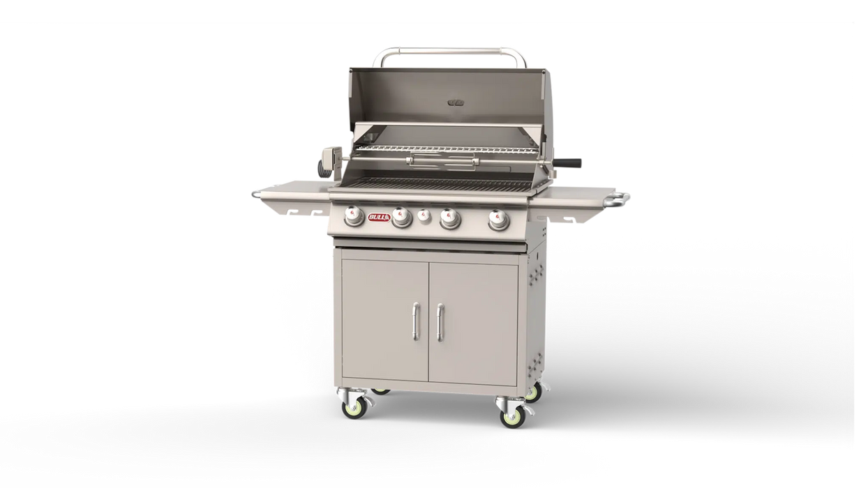 Bull Angus – 30 in Stainless Steel Drop-In Grill w/ Cart