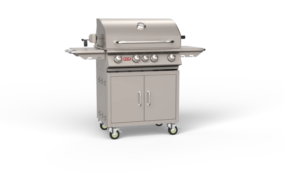 Bull Angus – 30 in Stainless Steel Drop-In Grill w/ Cart