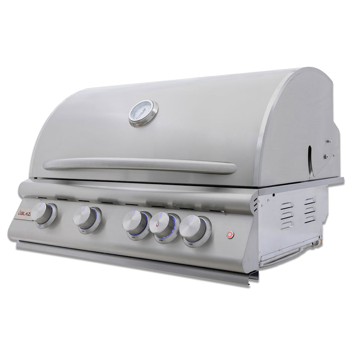 Blaze 32-Inch 4-Burner Premium LTE+ Gas Grill w/ Rear Burner & Built-in Lighting System