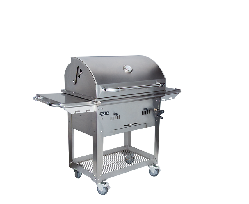 Bull Bison Premium Outdoor Charcoal Grill Head w/ Cart