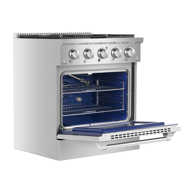 Empava 30 in. Pro-Style Slide-In Single Oven Gas Range