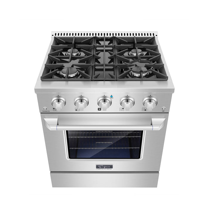 Empava 30 in. Pro-Style Slide-In Single Oven Gas Range