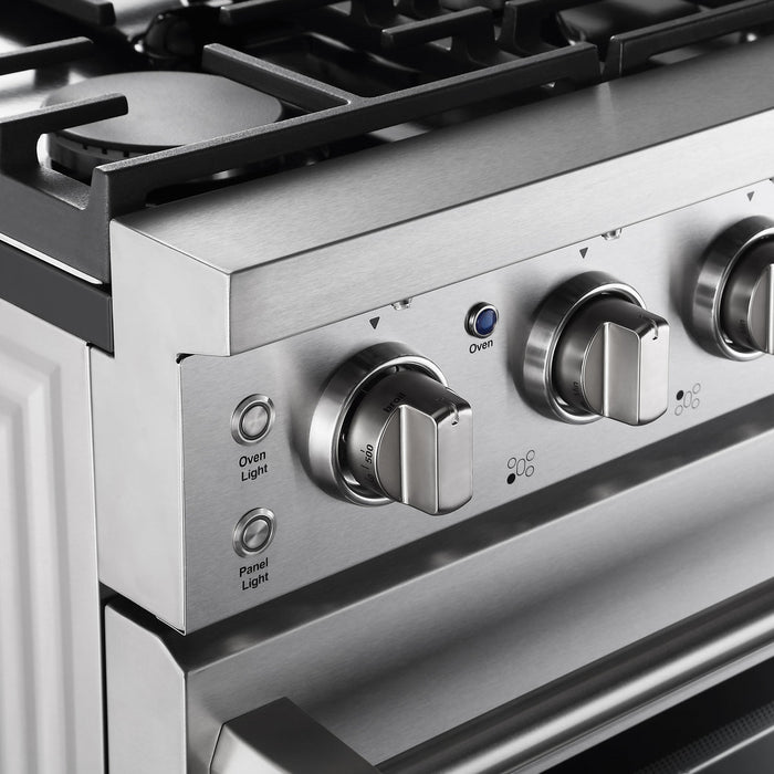 Empava 30 In. Pro-Style Slide-in Single Oven Gas Range