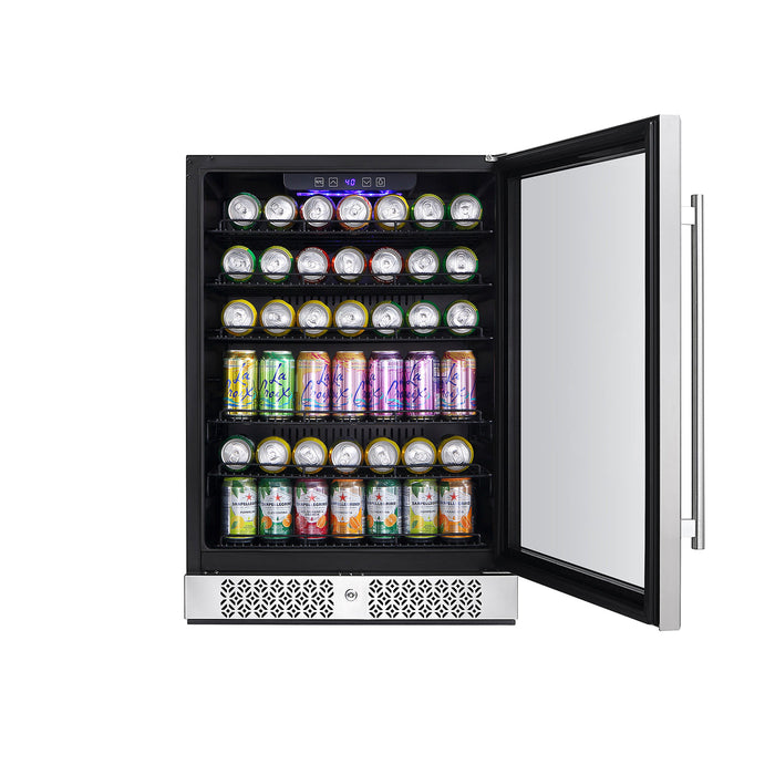 Empava 24 Inch Freestanding & Under Counter Beverage Fridge