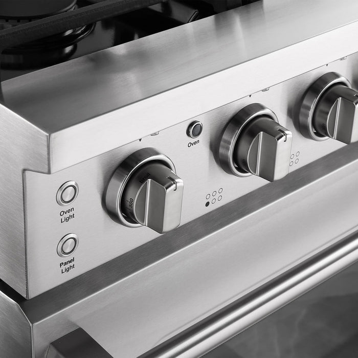 Empava 36-inch Gas Range with a Professional-Style Slide-in Design and Single Oven