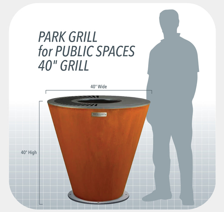 ArteFlame 40 in Grills for Public Spaces and High-Traffic Areas in Parks