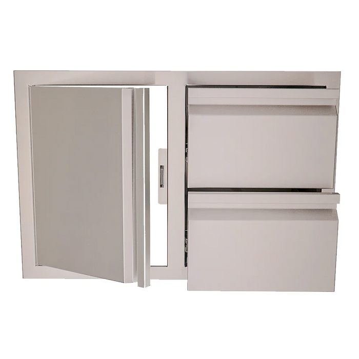 RCS Double Drawers w/ Single Door