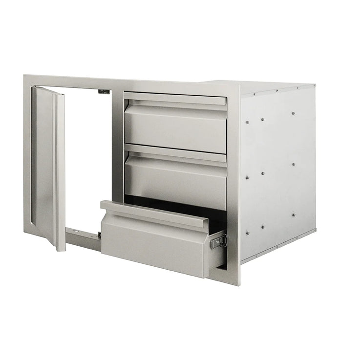 RCS Triple Drawers w/ Single Door