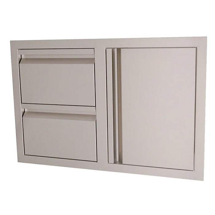 RCS Double Drawers w/ Single Door