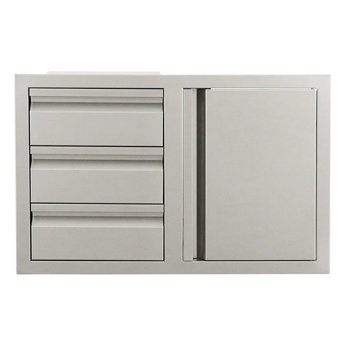 RCS Triple Drawers w/ Single Door