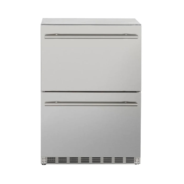 RCS Stainless Two Drawer Refrigerator-UL rated