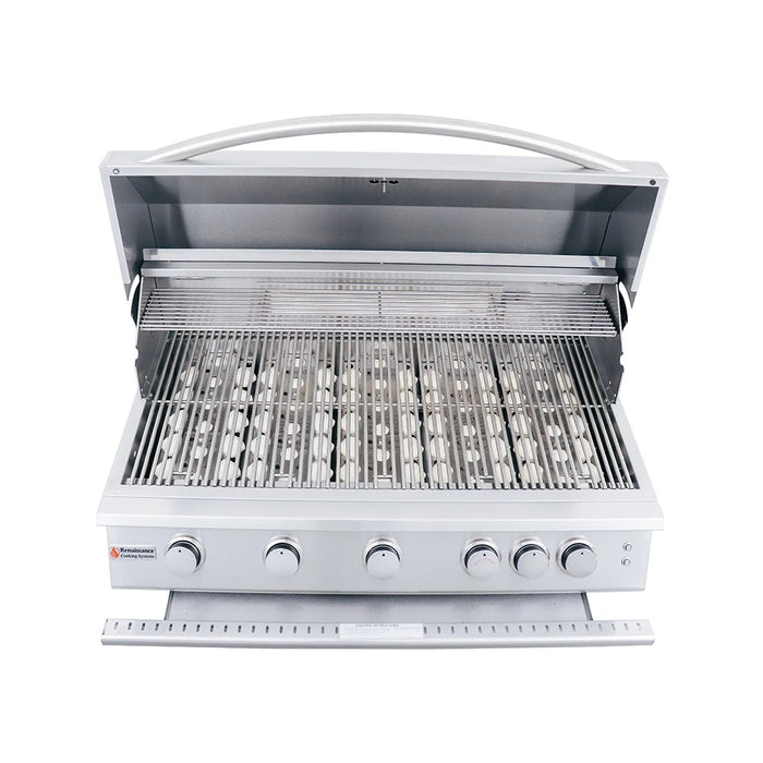 RCS 40 inch Premier "L" Series Built-In Grill w/ LED LIghts