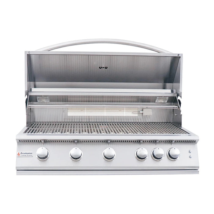 RCS 40 inch Premier "L" Series Built-In Grill w/ LED LIghts