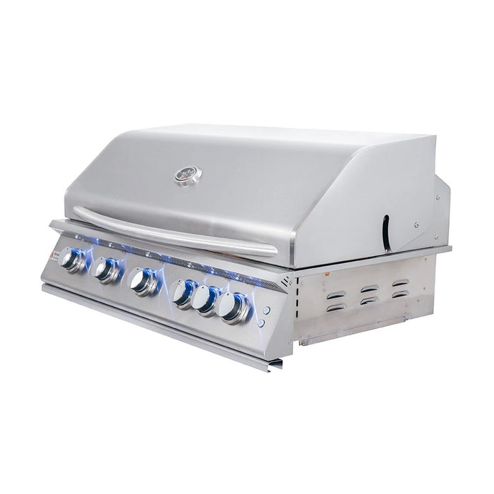 RCS 40 inch Premier "L" Series Built-In Grill w/ LED LIghts