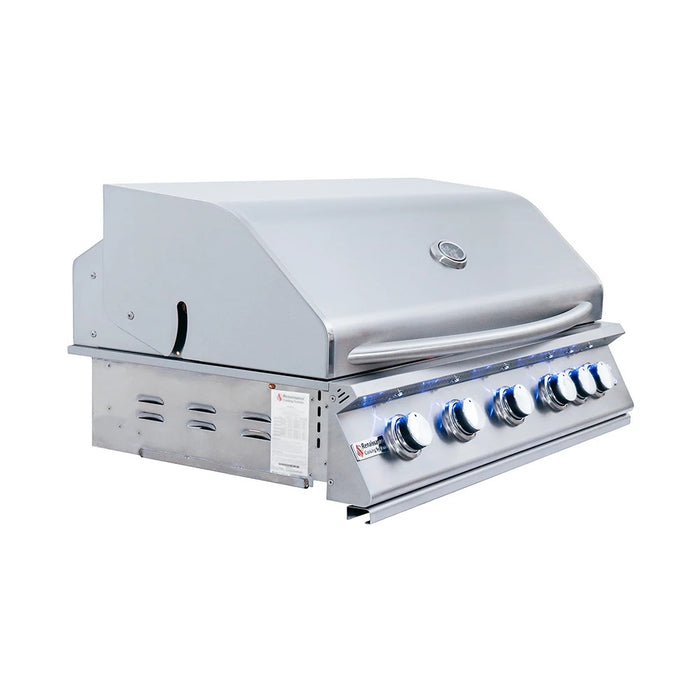 RCS 40 inch Premier "L" Series Built-In Grill w/ LED LIghts