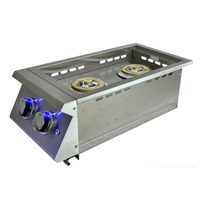 RCS Premier Series Double Side Burner with LED Lights