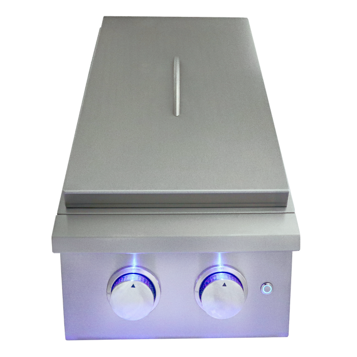 RCS Premier Series Double Side Burner with LED Lights