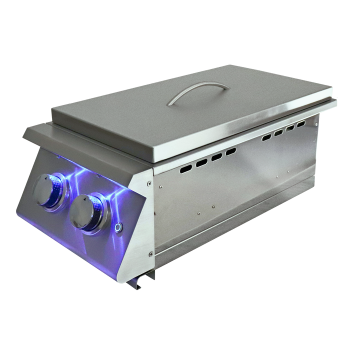 RCS Premier Series Double Side Burner with LED Lights