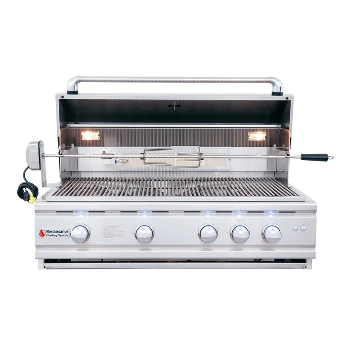 RCS 38 inch Cutlass Pro Series Freestanding Portable Grill