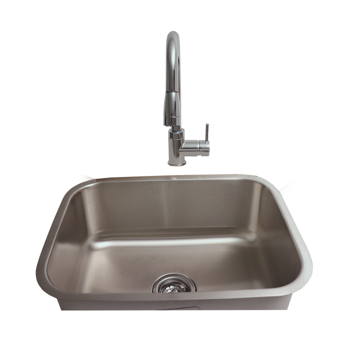 RCS Stainless Steel Undermount Sink & Faucet