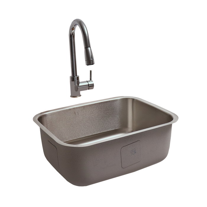 RCS Stainless Steel Undermount Sink & Faucet