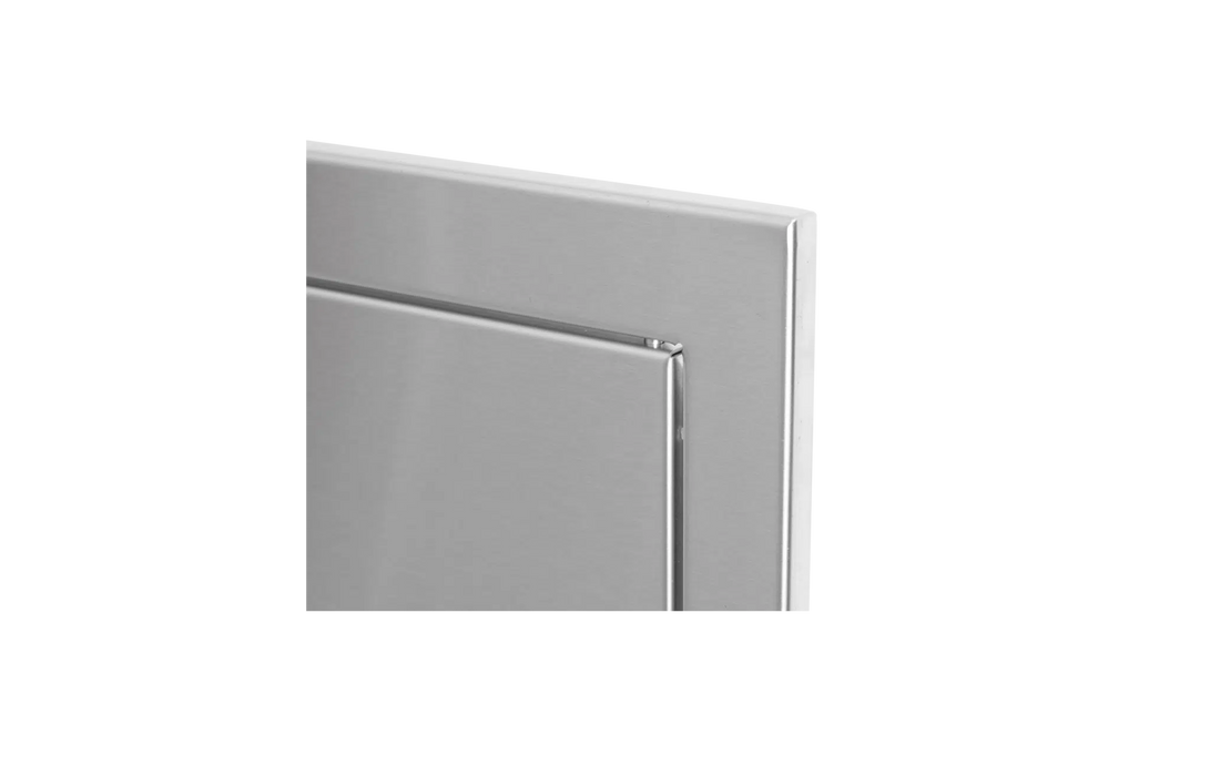 Bull Reversible 38 in Stainless-steel Door/Drawer Combo with Reveal