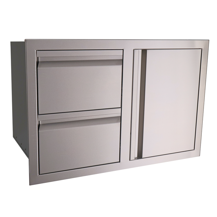 RCS The Valiant Series Double Drawer w/ Door Combo